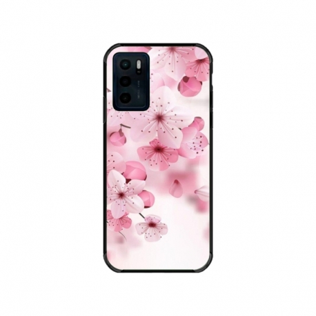 Husa personalizata tip carcasa HQPrint pentru Motorola Moto E32s, model Flowers 17, multicolor, S1D1M0241