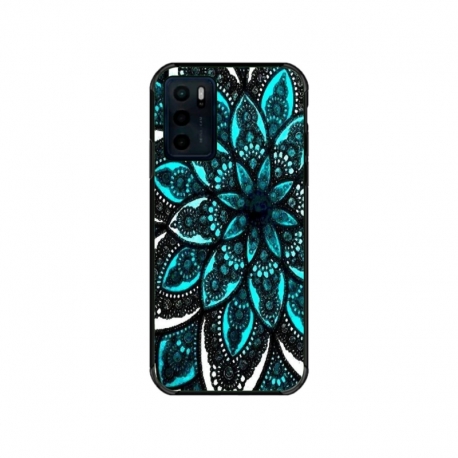 Husa personalizata tip carcasa HQPrint pentru Motorola Moto E32s, model Mandela 2, multicolor, S1D1M0255