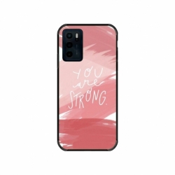 Husa personalizata tip carcasa HQPrint pentru Motorola Moto E32s, model You are Strong, multicolor, S1D1M0275
