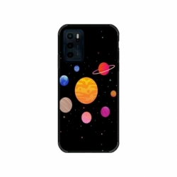 Husa personalizata tip carcasa HQPrint pentru Motorola Moto E32s, model Colorful Galaxy, multicolor, S1D1M0283