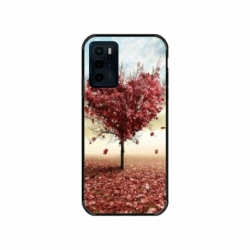 Husa personalizata tip carcasa HQPrint pentru Motorola Moto E32s, model Heart Tree, multicolor, S1D1M0293
