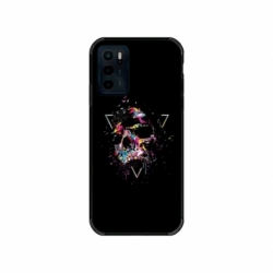 Husa personalizata tip carcasa HQPrint pentru Motorola Moto E32s, model Colorful 5, multicolor, S1D1M0302