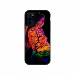 Husa personalizata tip carcasa HQPrint pentru Motorola Moto E32s, model Colorful 7, multicolor, S1D1M0324