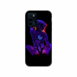 Husa personalizata tip carcasa HQPrint pentru Motorola Moto E32s, model Colorful 8, multicolor, S1D1M0329