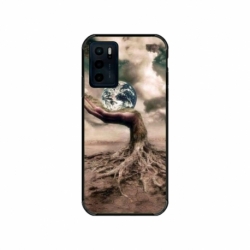 Husa personalizata tip carcasa HQPrint pentru Motorola Moto E32s, model Abstract 4, multicolor, S1D1M0339