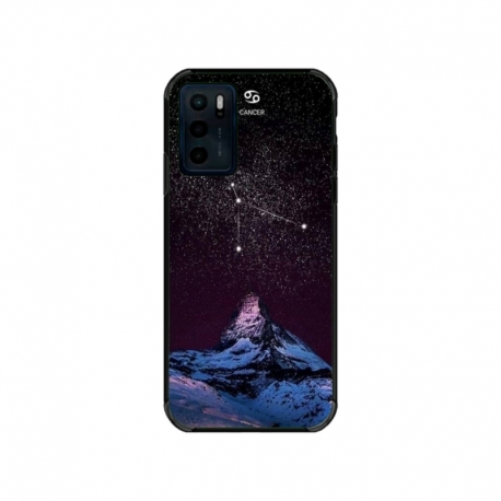 Husa personalizata tip carcasa HQPrint pentru Motorola Moto E32s, model Cancer Sky, multicolor, S1D1M0356