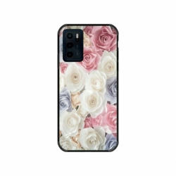 Husa personalizata tip carcasa HQPrint pentru Motorola Moto E32s, model Flowers 23, multicolor, S1D1M0385