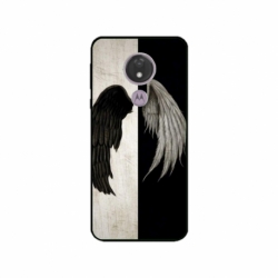 Husa personalizata tip carcasa HQPrint pentru Motorola Moto G7 Power, model Angel Wings, multicolor, S1D1M0004