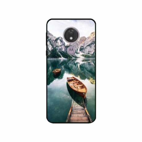 Husa personalizata tip carcasa HQPrint pentru Motorola Moto G7 Power, model Boats, multicolor, S1D1M0024