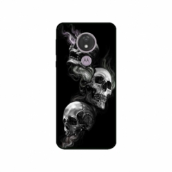 Husa personalizata tip carcasa HQPrint pentru Motorola Moto G7 Power, model Skulls, multicolor, S1D1M0032