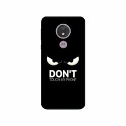 Husa personalizata tip carcasa HQPrint pentru Motorola Moto G7 Power, model Dont touch my phone 1, multicolor, S1D1M0035
