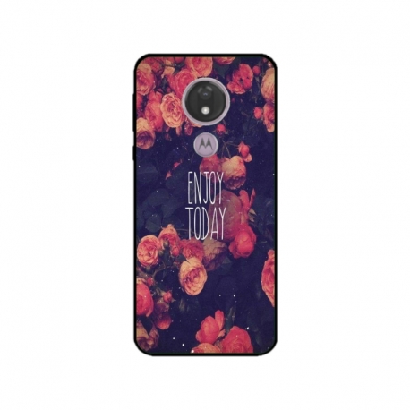 Husa personalizata tip carcasa HQPrint pentru Motorola Moto G7 Power, model Enjoy Today, multicolor, S1D1M0037