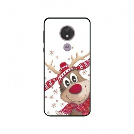 Husa personalizata tip carcasa HQPrint pentru Motorola Moto G7 Power, model Reindeer 3, multicolor, S1D1M0053