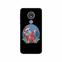 Husa personalizata tip carcasa HQPrint pentru Motorola Moto G7 Power, model Covid Santa, multicolor, S1D1M0055