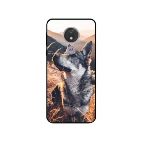 Husa personalizata tip carcasa HQPrint pentru Motorola Moto G7 Power, model Dog 1, multicolor, S1D1M0064