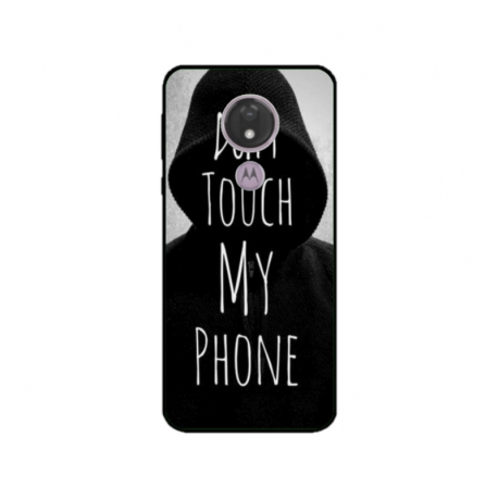 Husa personalizata tip carcasa HQPrint pentru Motorola Moto G7 Power, model Dont touch my phone 2, multicolor, S1D1M0065