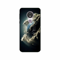 Husa personalizata tip carcasa HQPrint pentru Motorola Moto G7 Power, model Cloudy Earth, multicolor, S1D1M0067