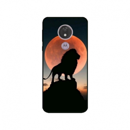Husa personalizata tip carcasa HQPrint pentru Motorola Moto G7 Power, model Lion 1, multicolor, S1D1M0110