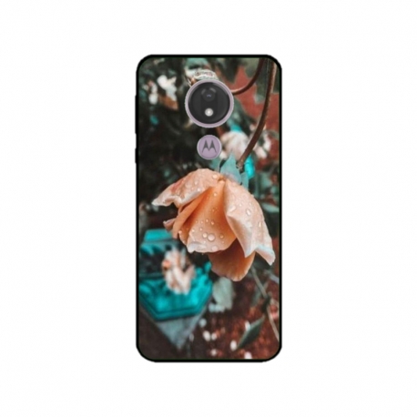Husa personalizata tip carcasa HQPrint pentru Motorola Moto G7 Power, model Flowers 10, multicolor, S1D1M0149