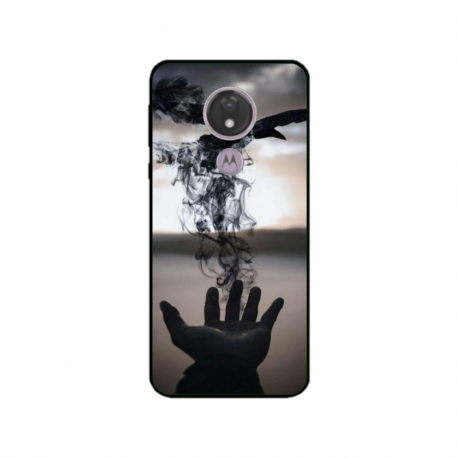 Husa personalizata tip carcasa HQPrint pentru Motorola Moto G7 Power, model Black Magic, multicolor, S1D1M0152