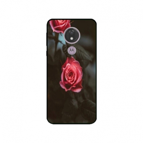 Husa personalizata tip carcasa HQPrint pentru Motorola Moto G7 Power, model Flowers 11, multicolor, S1D1M0156