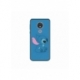 Husa personalizata tip carcasa HQPrint pentru Motorola Moto G7 Power, model Blue Stich, multicolor, S1D1M0192