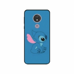 Husa personalizata tip carcasa HQPrint pentru Motorola Moto G7 Power, model Blue Stich, multicolor, S1D1M0192