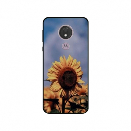 Husa personalizata tip carcasa HQPrint pentru Motorola Moto G7 Power, model Sunflower 1, multicolor, S1D1M0193