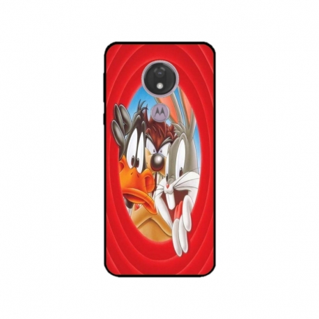 Husa personalizata tip carcasa HQPrint pentru Motorola Moto G7 Power, model Looney Tunes 2, multicolor, S1D1M0227