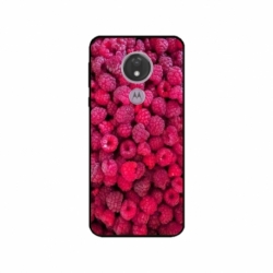 Husa personalizata tip carcasa HQPrint pentru Motorola Moto G7 Power, model Zmeura, multicolor, S1D1M0234