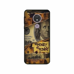 Husa personalizata tip carcasa HQPrint pentru Motorola Moto G7 Power, model No Money No Funny, multicolor, S1D1M0262