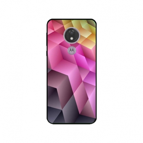 Husa personalizata tip carcasa HQPrint pentru Motorola Moto G7 Power, model Colorful 1, multicolor, S1D1M0273