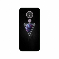 Husa personalizata tip carcasa HQPrint pentru Motorola Moto G7 Power, model Triangle Planet, multicolor, S1D1M0278