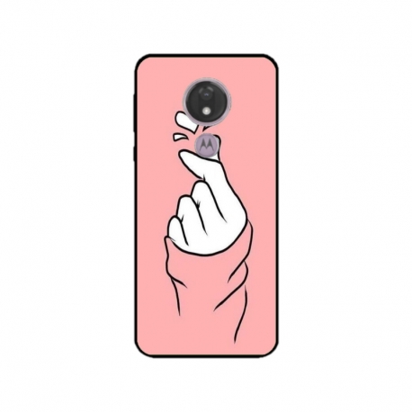 Husa personalizata tip carcasa HQPrint pentru Motorola Moto G7 Power, model Heart Snap, multicolor, S1D1M0285