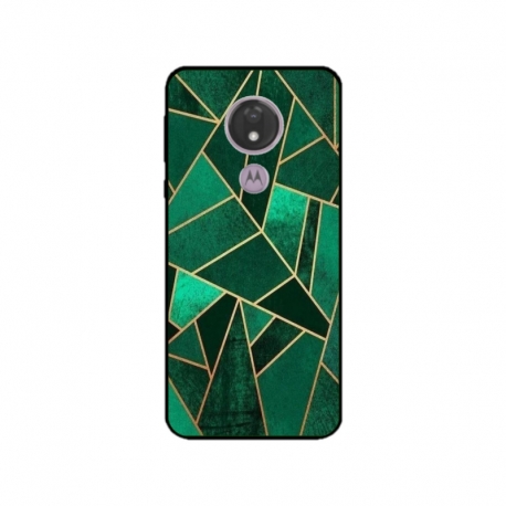 Husa personalizata tip carcasa HQPrint pentru Motorola Moto G7 Power, model Emerald, multicolor, S1D1M0287