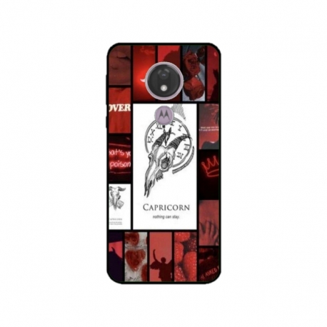 Husa personalizata tip carcasa HQPrint pentru Motorola Moto G7 Power, model Capricorn, multicolor, S1D1M0295