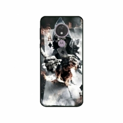 Husa personalizata tip carcasa HQPrint pentru Motorola Moto G7 Power, model Skeleton Cards, multicolor, S1D1M0301