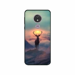 Husa personalizata tip carcasa HQPrint pentru Motorola Moto G7 Power, model Antlers, multicolor, S1D1M0303