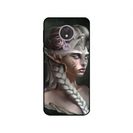 Husa personalizata tip carcasa HQPrint pentru Motorola Moto G7 Power, model Alien Queen, multicolor, S1D1M0308