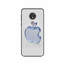 Husa personalizata tip carcasa HQPrint pentru Motorola Moto G7 Power, model Apple Logo, multicolor, S1D1M0323