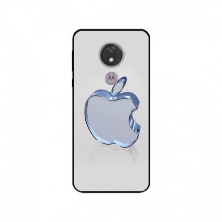 Husa personalizata tip carcasa HQPrint pentru Motorola Moto G7 Power, model Apple Logo, multicolor, S1D1M0323