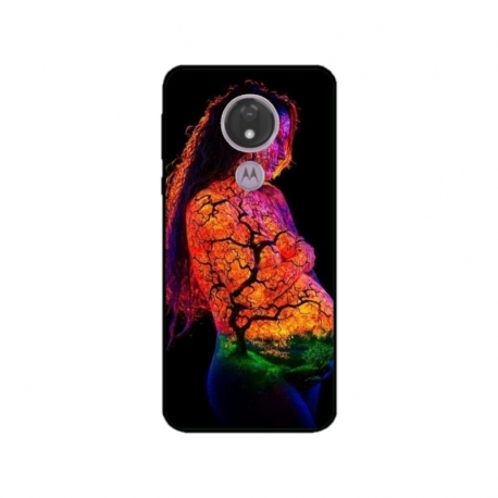 Husa personalizata tip carcasa HQPrint pentru Motorola Moto G7 Power, model Colorful 7, multicolor, S1D1M0324