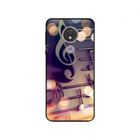 Husa personalizata tip carcasa HQPrint pentru Motorola Moto G7 Power, model Notes, multicolor, S1D1M0328