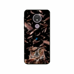 Husa personalizata tip carcasa HQPrint pentru Motorola Moto G7 Power, model Owl, multicolor, S1D1M0334