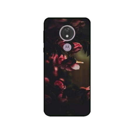 Husa personalizata tip carcasa HQPrint pentru Motorola Moto G7 Power, model Flowers 20, multicolor, S1D1M0344