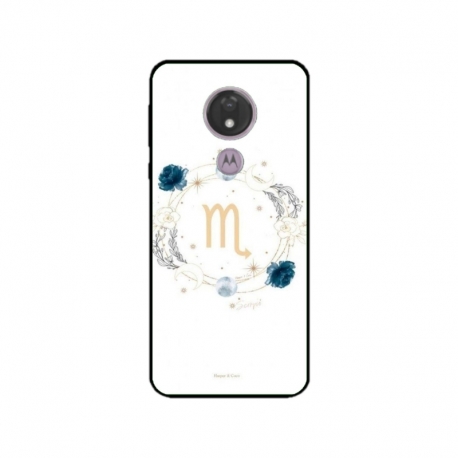 Husa personalizata tip carcasa HQPrint pentru Motorola Moto G7 Power, model Zodiac Circle, multicolor, S1D1M0349