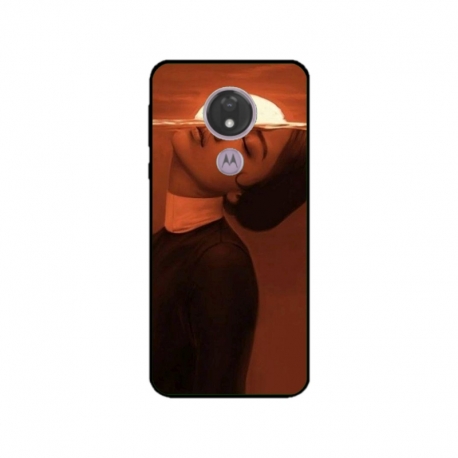 Husa personalizata tip carcasa HQPrint pentru Motorola Moto G7 Power, model Sun Girl, multicolor, S1D1M0359