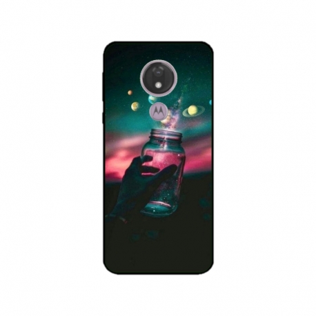 Husa personalizata tip carcasa HQPrint pentru Motorola Moto G7 Power, model Colorful 10, multicolor, S1D1M0369