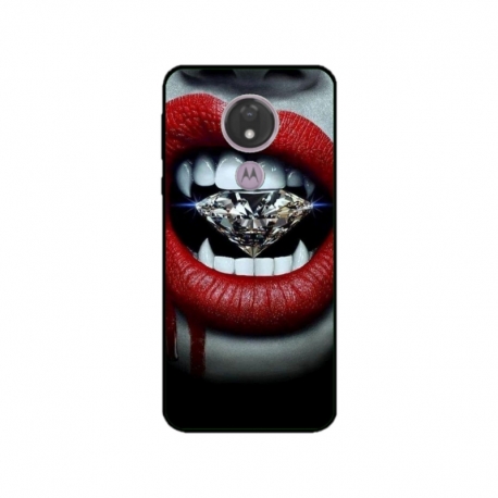 Husa personalizata tip carcasa HQPrint pentru Motorola Moto G7 Power, model Diamond Vampire, multicolor, S1D1M0370