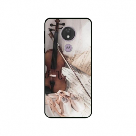 Husa personalizata tip carcasa HQPrint pentru Motorola Moto G7 Power, model Violon, multicolor, S1D1M0371